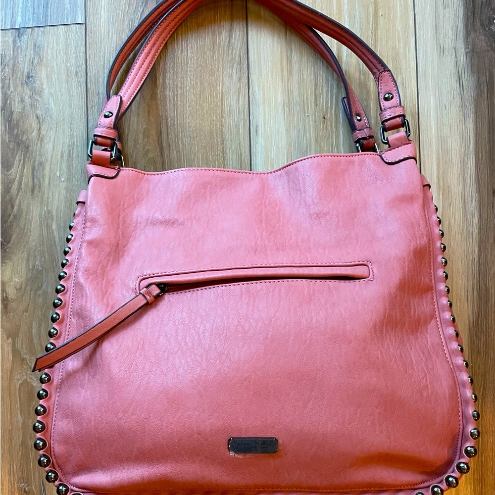 NWOT Jessica Simpson Studded Tote/Shoulder Bag Pink Color Retail Price $125